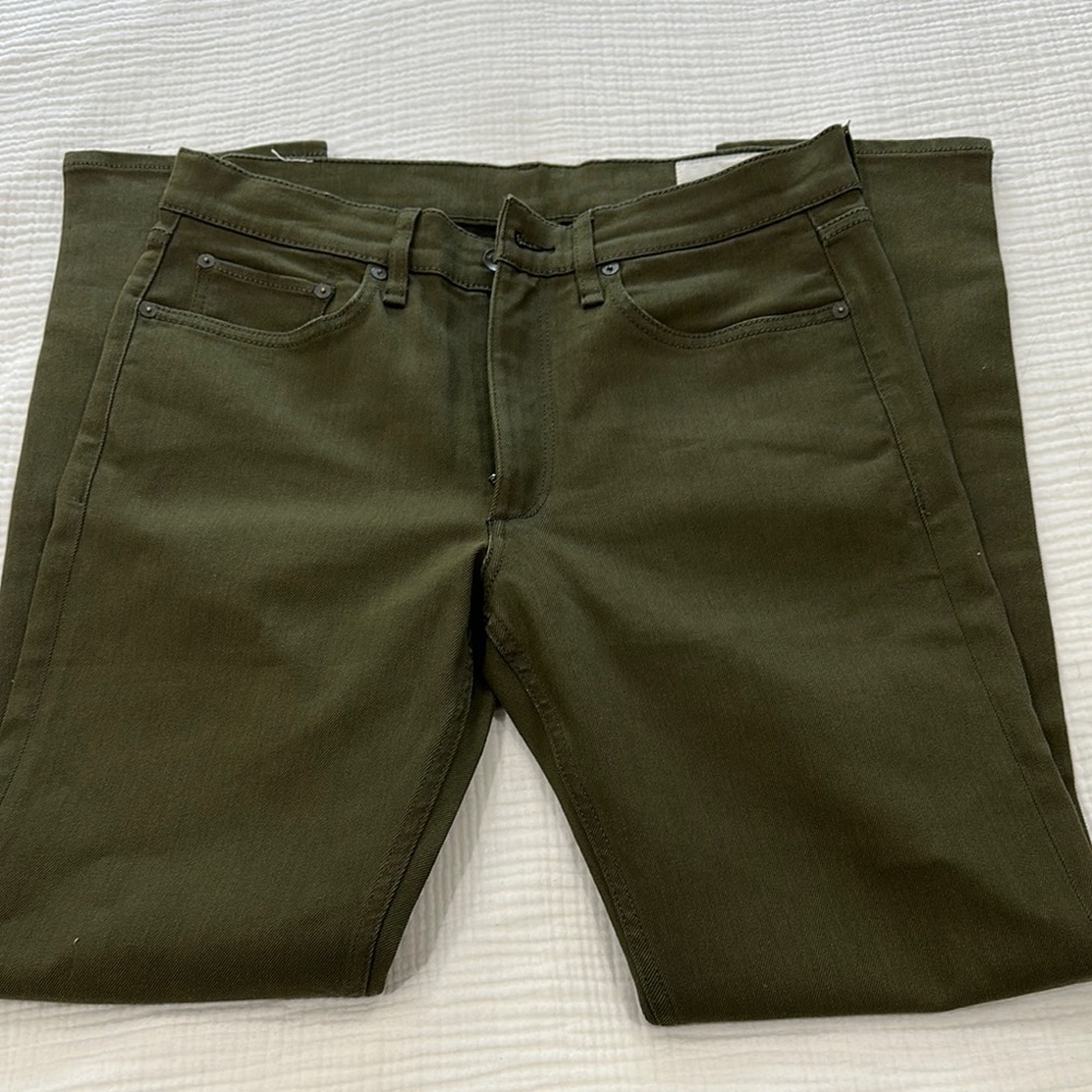 Rag and bone Olive Green Men's Jeans